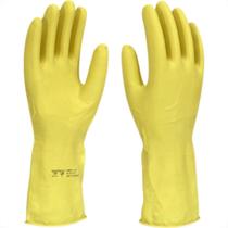 Luva Imbat Latex Forrada Amarelo 08-M - Kit C/12 Unidades Luva Imbat Latex Forrada Amarelo 08-M - Kit C/12 Unidades