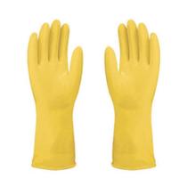 Luva Imbat Látex Forrada Multiuso Amarela Tamanho 8 - Embalagem com 12 Pares Luva Imbat Látex Forrada Multiuso Amarela Tamanho 8 - Embalagem com 12 Pares