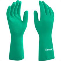 Luva Imbat Latex Forrada Verde 08-M - Kit C/12 Unidades