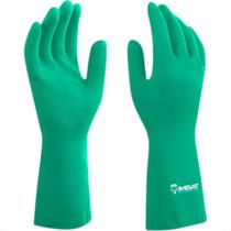 Luva Imbat Latex Forrada Verde 09-G - Kit C/12 Unidades