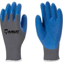 Luva Imbat Tricotada Banho Palmar Azul 08 - Kit C/12 Unidades