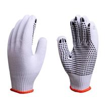 Luva Imbat Tricotada Helanca 6 Fios Pesada Branca com Pigmento - Embalagem com 12 Pares