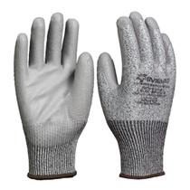 Luva Imbatex Cut Poliester Anticorte Pu Cinza Tam G Imbat
