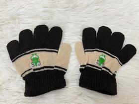 Luva infantil 3-8Anos termica de lã de animais antialergica inverno