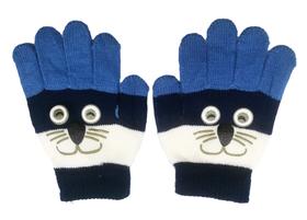 Luva infantil inverno Bichinho gatinha Quente 3 a 8 anos Proteção Frio