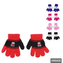 Luva Infantil Poliéster PAR Animais - Tudo em Caixa Luva Infantil Poliéster PAR Animais - Tudo em Caixa