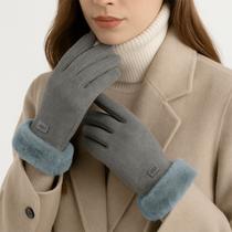 Luva Inverno Feminina Térmica Touch Screen com Lã Pelúciada e Forrada