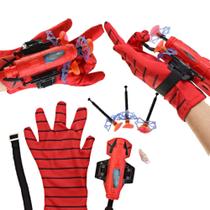 Luva Joga Teia Brinquedo Infantil Homem Aranha