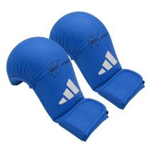 Luva Karatê Adidas sem Dedão Azul Aprovada pela WKF