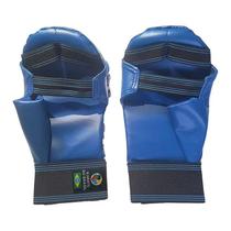 Luva Karate Competição com Polegar Homologada CBK Azul Shiroi