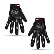 Luva Knt Proteção Motociclista Motoqueiro Motocross Bike Motoboy Preta