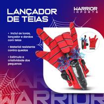 Luva Lança Teia e Dardos do Homem Aranha - Luva spider man Infantil