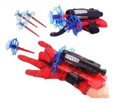 Luva Lança Teia Homem Aranha Brinquedo Lançador Teia Spider Envio Imediato