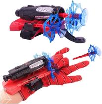 Luva Lança Teia Homem Aranha Brinquedo Presente Meninos lançamento