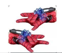Luva Lança Teia Homem Aranha Lançador Dardo Brinquedo Menino
