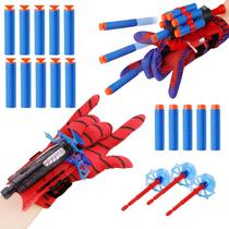 Luva lançadora de plástico Spider Web Shooters YUETIANE para crianças