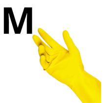 Luva Látex Amarela Kit 6 Par Reforçada Tamanhos P-M-G