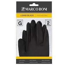 Luva Latex Black G Com 2 Unid Profissional - Marco Boni Luva Latex Black G Com 2 Unid Profissional - Marco Boni