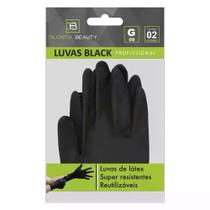 Luva Látex Black Tamanho G 1Par Dilcintia