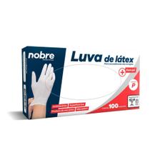 Luva Látex c/ Pó Proced. Não Cirúrgico P c/100unid. Nobre