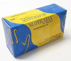 Luva latex c/po tam m c/100 un supermax