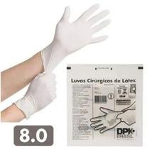 Luva latex cirurgica esteril c/ po tam 8,0 cod 212401 descarpack Luva latex cirurgica esteril c/ po tam 8,0 cod 212401 descarpack