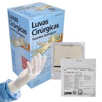 Luva Látex Cirúrgica Estéril Descarpack com Pó 50 Pares 100 unidades