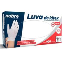 Luva latex com po *G* - P/ proced nao cirurgico c/100unid - Nobre