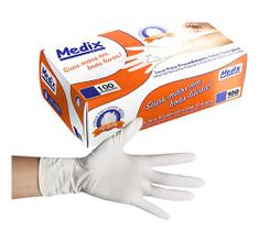 Luva Látex Com Pó Medix 100un Não Cirúrgico Pp P M G Luva Látex Com Pó Medix 100un Não Cirúrgico Pp P M G