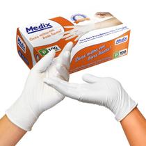 Luva Latex com Pó Medix Cx 100un - Tamanho:M