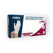Luva latex com po "P" - P/ proced. nao cirurgico c/100unid - Nobre