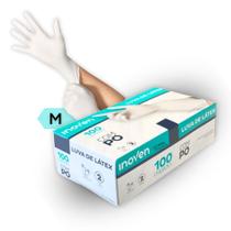 Luva Latex Descartavel c/ po - INOVEN - 100 unidades Luva Latex Descartavel c/ po - INOVEN - 100 unidades