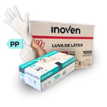 Luva Latex Descartavel c/ po - INOVEN - 1000 unidades