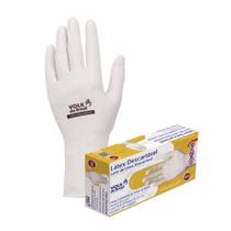 Luva Látex Descartável Caixa 100 Unidades Volk