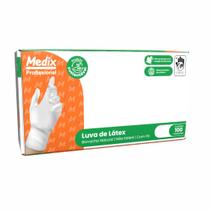 Luva Látex Descartável Com Pó Medix Caixa 100 Unidades Luva Látex Descartável Com Pó Medix Caixa 100 Unidades