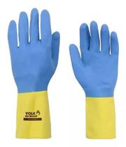 Luva Latex E Neoprene Bicolor Proteção Quimica Limpeza