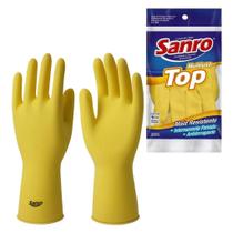 Luva Látex Forrada Multiuso Tamanho XG Sanro