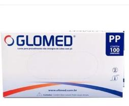 Luva latex glomed pp 100un Luva latex glomed pp 100un