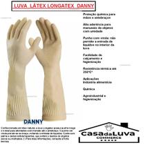 Luva Látex Longa Limpeza Pesada Super Resistente 5 Pares XG Luva Látex Longa Limpeza Pesada Super Resistente 5 Pares XG