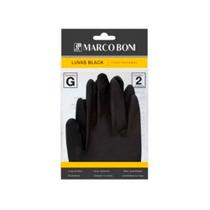 Luva Látex Marco Boni Black Profissional - 1 Par Tam. G