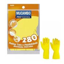 Luva Látex Mucambo Amarelo M. Luva Látex Mucambo Amarelo M.