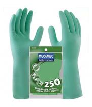 Luva Latex MUCAMBO Forrada Verde
