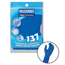 Luva Látex MUCAMBO Lisa Azul