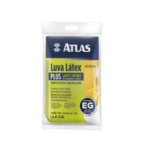 Luva Látex Multiuso Plus Atlas Amarela M - G - EG
