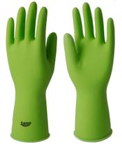 Luva Latéx P/ Limpeza Sanro Top Antiderrapante Forrada Tamanho G Luva Latéx P/ Limpeza Sanro Top Antiderrapante Forrada Tamanho G
