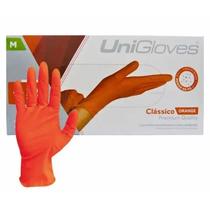 Luva Látex Procedimento Com Pó Unigloves TAMANHO M LARANJA Luva Látex Procedimento Com Pó Unigloves TAMANHO M LARANJA