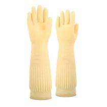 Luva Látex Ranhurada Kalipso original para lavar louça e limpeza CA 45045