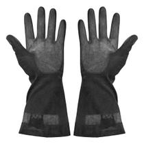 Luva Látex Reforçada Preta M 112844 - MUCAMBO Luva Látex Reforçada Preta M 112844 - MUCAMBO