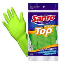 Luva Latex Sanro Plus Top Verde XG