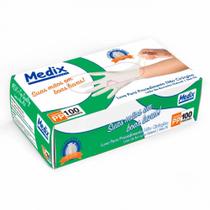 Luva Latex Sem Talco M C/100 Und Medix